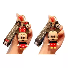 Chaveiro Para Bolsa Mochila Disney Mickey + Minnie Mouse