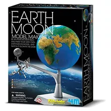 Set Modelo De La Tierra Y La Luna 4m Kidzlabs Para Niños