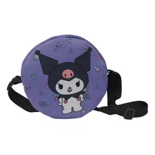 Bandolera Morral Circular Cartera Kuromi Kitty 