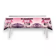 Mantel Plástico Decoración Cumpleaños Blackpink K-pop