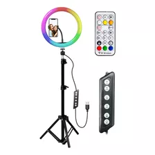 Aduro U-stream - Anillo De Luz Rgb Para Selfie Con Trípode.