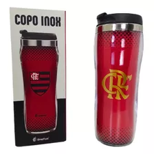 Copo Térmico Emborrachado Inox C/ Tampa Personalizado Inox