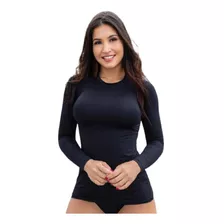 Blusa Termica Feminina Com Proteção Uv Fator 50 Praia