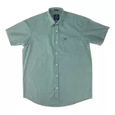 Camisa Masculina Txc Custom Xadrez Verde E Branco Ref. 2699c