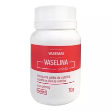 Vaselina Sólida Hidratante Geléia Vasemax = 70g = Farmax