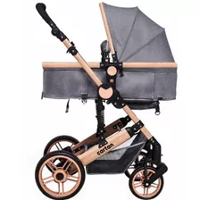 Cochecito De Bebe Coche Cartan Convertible En Cuna Y Asiento