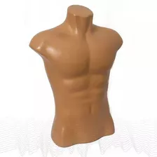 2 Un Busto Masculino Bege De Plástico