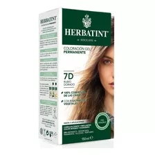 Kit Tintura Herbatint Tintura Permanente Tintura Permanente 7d - Rubio Dorado Herbatint Tono 7d - Rubio Dorado Para Cabello