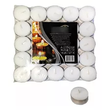 Velas Flotantes Tealight Blancas - 25 Unid. 10g /premierhouz