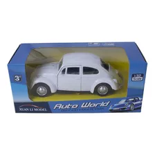 Fusca Gl 1982 Miniatura De Ferro Colecionador Fricção Coleçã Cor Branco