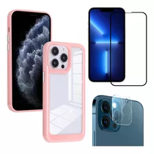 Capa Space Para iPhone XR 11 12 13 14 Pro Max + 2 Películas