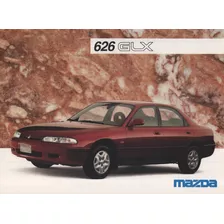 Folder Catálogo Folheto Prospecto Mazda 626 Glx (mz001)