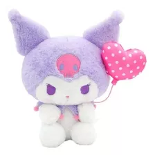 Pelúcia Kuromi Roxo Hello Kitty Coelha Sanrio Anime Balão