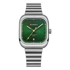 Reloj De Cuarzo Para Hombre Con Correa De Acero #8460