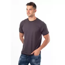 Playera De Hombre Doble Cuello Combinado Colores Calidad