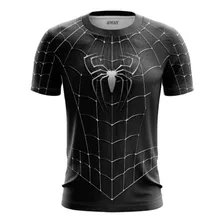Camiseta 3d Homem Aranha Venom Preto Camisa