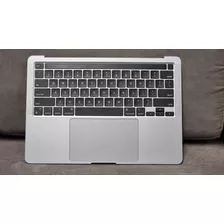 Topcase Palmrest Bateria Teclado Macbook Pro M1a2338 Cinza