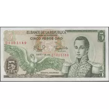 Colombia, 5 Pesos 1 Ene 1981 Bgw158
