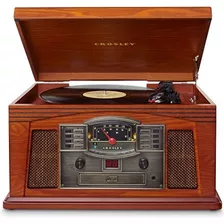 Tocadiscos Crosley Cr42d-pa Lancaster De 3 Velocidades Con R