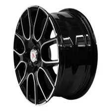 Juego De Llantas Aro 15x6.0 4x114.3 Black Face Machined(d705