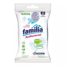 Pañitos Húmedos Familia Antibacteri - Unidad a $490