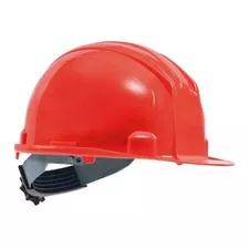 Casco De Seguridad Rojo Con Tornillo