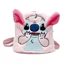 Bolso Mochila Stitch De Peluche Para Niña Envio Inmediato