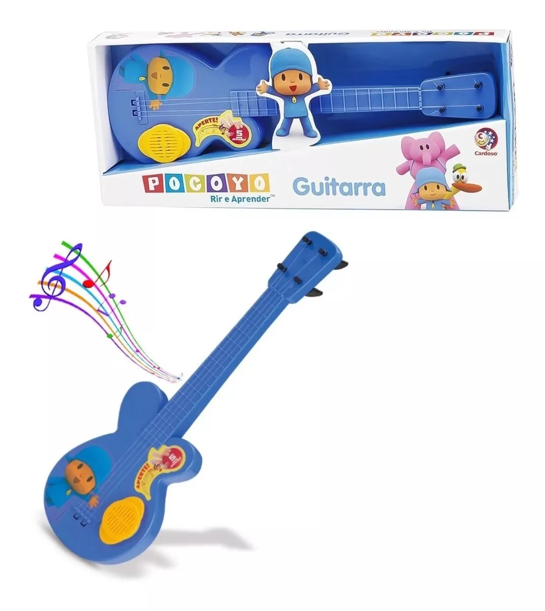 Guitarra Violão De Brinque Do Pocoyo - Turma Pocoyo 
