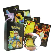 Pokémon Cartas Español Mazo 55 Uds Vmax Gx Tarjetas Doradas