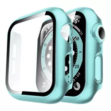 Carcasa Para Apple Watch Con Vidrio Templado Premium Series