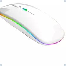 Mouse Sem Fio Recarregável Bluetooth Optico Led Rgb Gamer