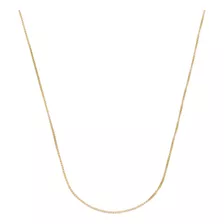 Cordão Masculino Fino Banhado A Ouro 18k 60cm Moda C12