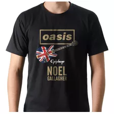 Camiseta Camisa Banda Rock Oasis Noel Gallagher Guitarra 