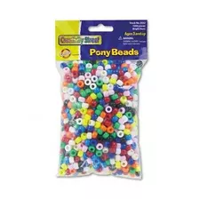 Chenilla Kraft: Pony Beads, Surtido De Colores Brillantes, 1