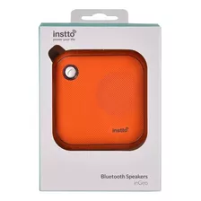 Parlante Bluetooth Portatil Instto Ingeo Color Naranja