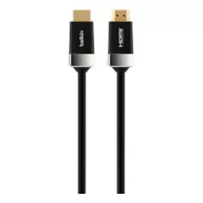 Cable Hdmi Belkin Alta Velocidad 3d Ready Color Negro