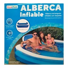 Alberca Inflable Sun Club Familiar Con Respaldo 