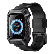 Case + Correa Compatible Con Apple Watch 40mm Negro Supcase 