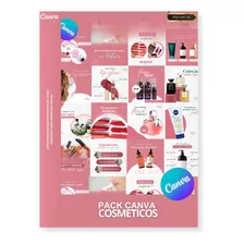 Pack Canva Cosméticos - Artes Profissionais E Editáveis