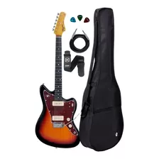 Guitarra Jazzmaster Tagima Tw61 Sunburst + Kit Capa Cabo