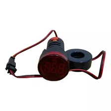 Amperimetro Digital Foco Piloto Rojo 22mm De 0-100 Amp