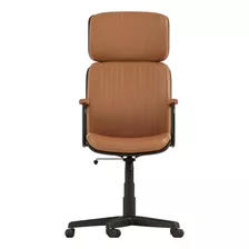 Cadeira De Escritório Ecoflex 383-gir Ergonômica Caramelo 