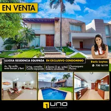  Hermosa Residencia Equipada En Exclusivo Condominio De La Zona Norte