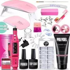 Kit Polygel Poligel Alongamento Unhas Completo Cabine Brinde