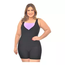 Maio Macaquinho Plus Size Hidro Com Forro - Até Tamanho 60 