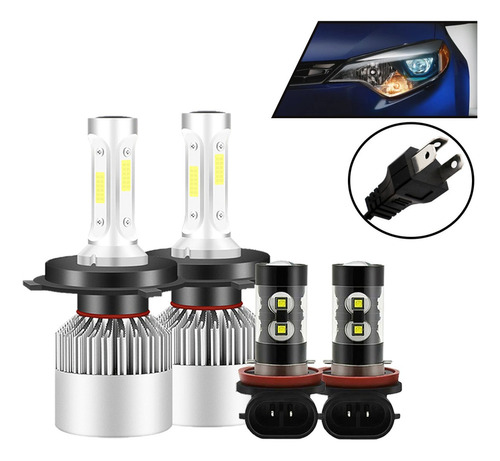 Focos Led Luz Alta/baja/niebla 9005 9006 Para Toyota Toyota Highlander