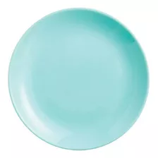 Plato Porcelana Bajo 25cm Turquesa Diwali Luminarc