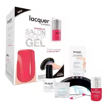 Kit De Inicio Gel De Un Solo Paso Con Lampara Led Lacquer