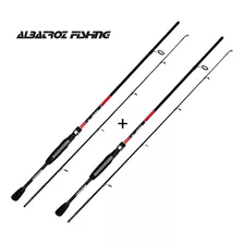 2 Varas Carbono Molinete Ágata S562 6-12lb 1,68m Albatroz