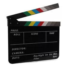 Tablilla De Directores De Cine, Colorida Película Acrílica